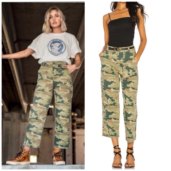 Free people size 27 camo jeans - Picture 2 of 15